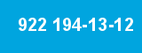 922 194-13-12